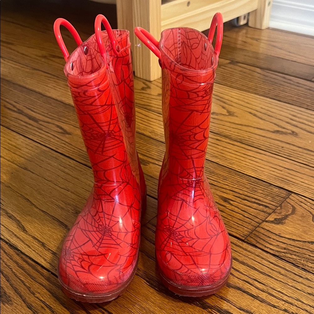 Primark Red Spider-Man Rain Boots - Picture 3 of 15